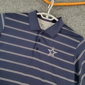 Dallas Cowboys Polo Mens XL 100874 Navy Blue NFL Football Antigua